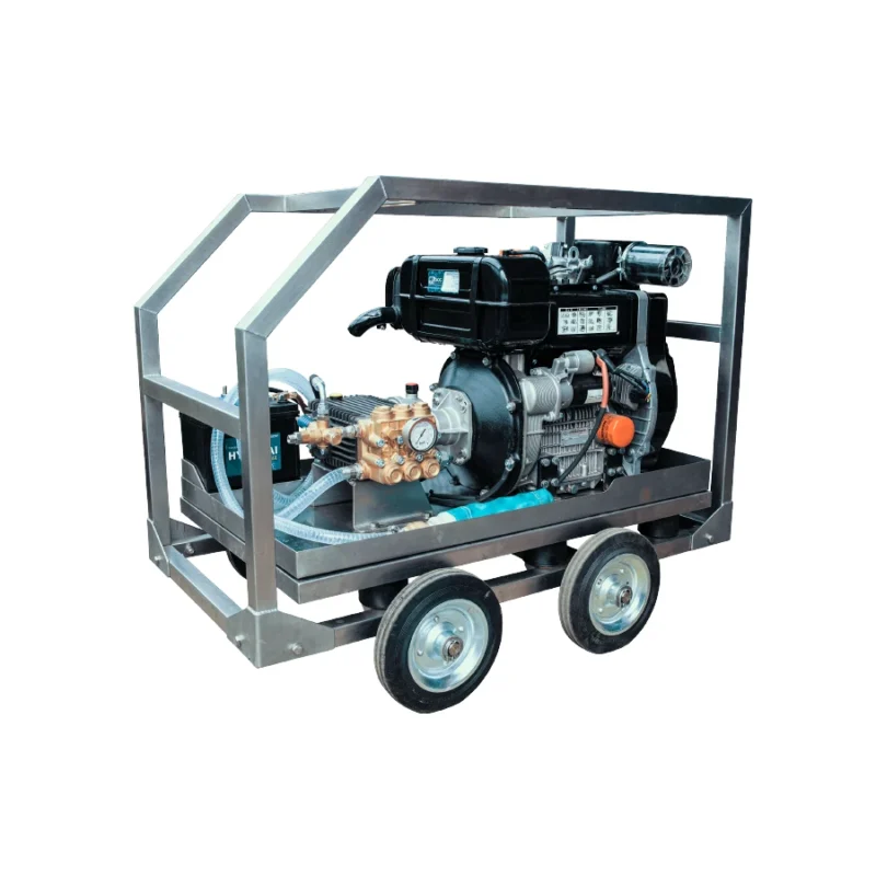 Hidrolavadora Autonomas Diesel 250 bar 30 Lts Motor Lombardini soc ingenieria - SOC Ingeniería